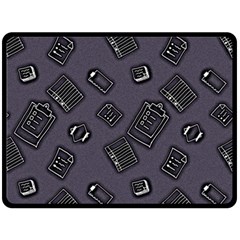 Background Wallpaper Pattern Notes 56  X 80  Fleece Blanket (large)