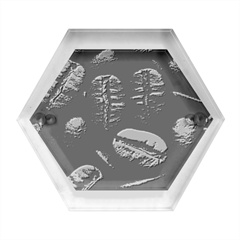 Coffee Beans Hexagon Wood Jewelry Box