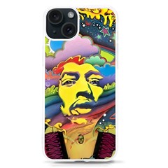 Psychedelic Rock Jimi Hendri Iphone 15 Tpu Uv Print Case