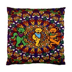Grateful Dead Psychedelic Bears Standard Cushion Case (one Side)