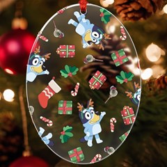 Bluey, Bluey Merch, Bluey Pattern, Bluey Bluey, Bingo, Bluey Design, Bluey Dog Uv Print Acrylic Ornament Oval