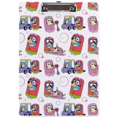Bluey, Bluey Merch, Bluey Pattern, Bluey Bluey, Bingo, Bluey Design, Bluey Dog A4 Acrylic Clipboard