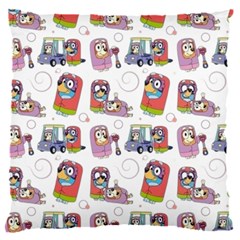 Bluey, Bluey Merch, Bluey Pattern, Bluey Bluey, Bingo, Bluey Design, Bluey Dog 16  Baby Flannel Cushion Case (two Sides)