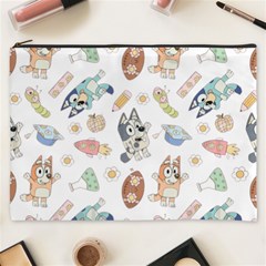 Bluey, Bluey Merch, Bluey Pattern, Bluey Bluey, Bingo, Bluey Design, Bluey Dog Cosmetic Bag (xxxl)