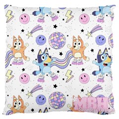 Bluey, Bluey Merch, Bluey Pattern, Bluey Bluey, Bingo, Bluey Design, Bluey Dog 16  Baby Flannel Cushion Case (two Sides)