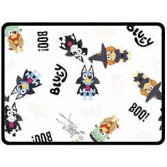 Bluey, Bluey Merch, Bluey Pattern, Bluey Bluey, Bingo, Bluey Design, Bluey Dog 80  X 56  Fleece Blanket (large)