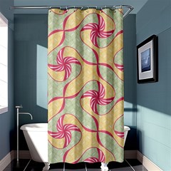 Abstract Pattern Design Scrapbooking Shower Curtain 36  X 72  (stall) 