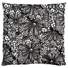 Mid Century Retro Floral 1970s 1960s Pattern 73 16  Baby Flannel Cushion Case (two Sides)