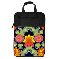 Mid Century Retro Floral 1970s 1960s Pattern 54 Foldable Shoe Storage Bag