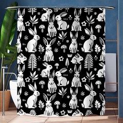 Easter Bunny Pattern Shower Curtain 60  X 72  (medium) 