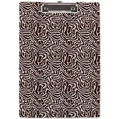 Brown Beige Snake Pattern A4 Acrylic Clipboard
