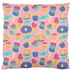 Ice Cream Donut Sweets Candie Large Cushion Case (one Side)