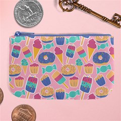 Ice Cream Donut Sweets Candie Large Coin Purse