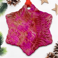 Tondo Snowflake Ornament (two Sides)