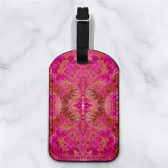 Tondo Symmetry Nappa Leather Luggage Tag Rectangle