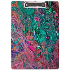 Green Pour A4 Acrylic Clipboard