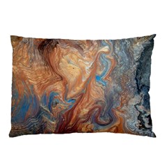 Blue Flow Pillow Case (two Sides)